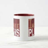 私は計画をしません マグカップ (中央)