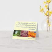 私は計画を知っている…ノテカード カード (黄色い花)