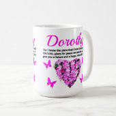 私は計画を知っていパーソナライズされたます。 コーヒーマグカップ (正面右)