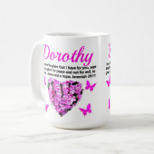 私は計画を知っていパーソナライズされたます。 コーヒーマグカップ (正面左)