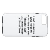 私は計画を立てるのが好きではない Case-Mate iPhoneケース (裏面(横))