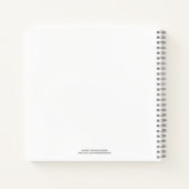 私は計画エレミヤ29祈りの言葉ジャーナルを知っている ノートブック (裏面)