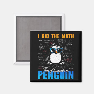 私は計算した答えはペンギン数学おもしろいだ マグネット