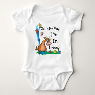 私は訓練を受けている ベビーボディスーツ