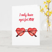 私は記念日のカードしか目に入らない カード (黄色い花)