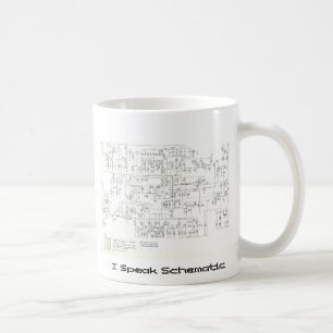 私は設計図を話します コーヒーマグカップ