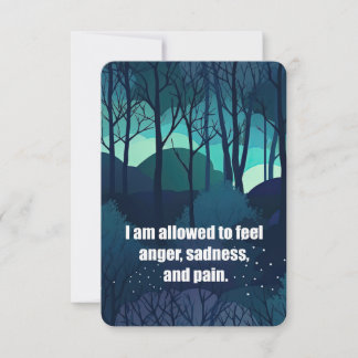 私は許され感じる サンキューカード