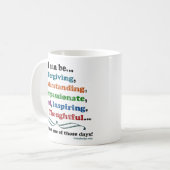 私は許してもいいです マグカップ (正面左)