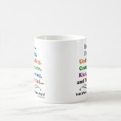 私は許してもいいです マグカップ (中央)