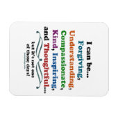 私は許すことができる マグネット (横)