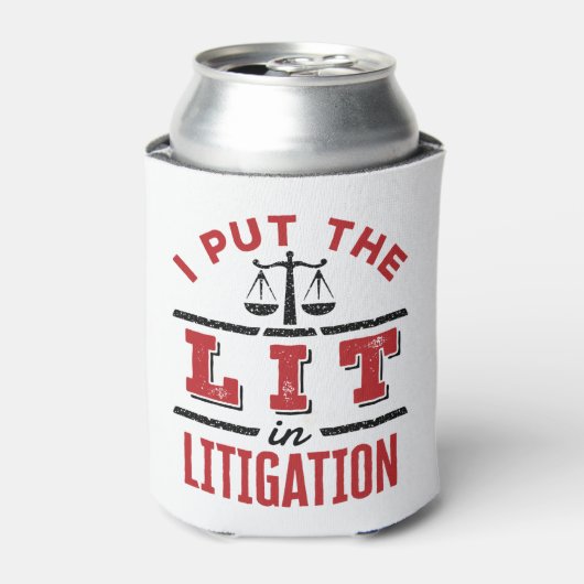 私は訴訟弁護士の訴訟事件審判に採点した 缶クーラー (缶正面)