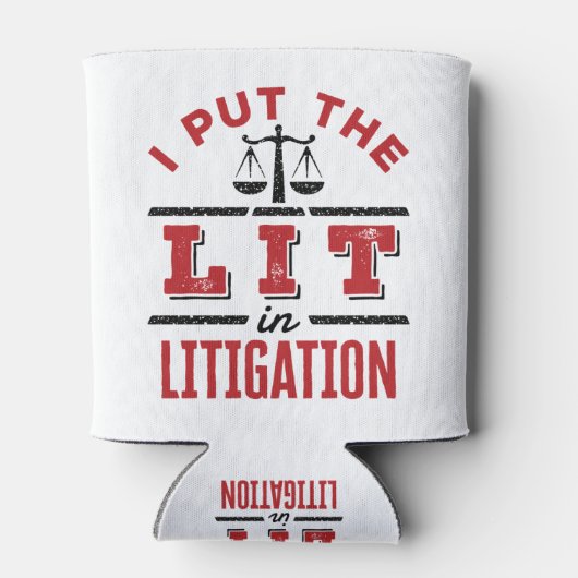 私は訴訟弁護士の訴訟事件審判に採点した 缶クーラー (裏面)