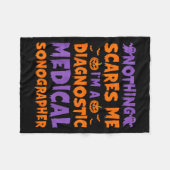 私は診断医のソノグラフィーである フリースブランケット (正面(横))