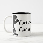 私は詐欺師ではないです ツートーンマグカップ (左)