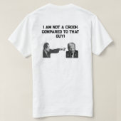 私は詐欺師ではない Tシャツ (デザイン裏面)