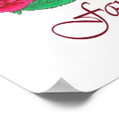 私は詩よりも彼を愛している:魚とバラのポスター ポスター (角)