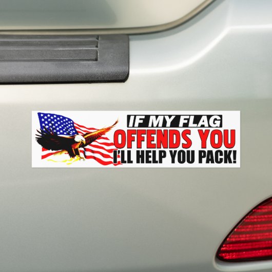 私は詰まるのを救済します! バンパーステッカー (車上)