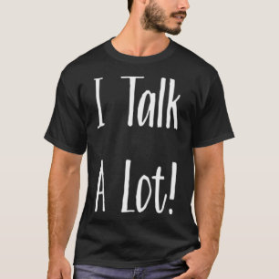 私は話が明るい Tシャツ