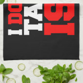 私は話さない キッチンタオル (折り畳み)