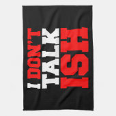 私は話さない キッチンタオル (縦)