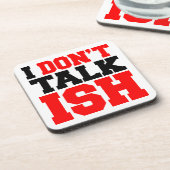 私は話さない コースター (左側)