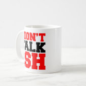 私は話さない コーヒーマグカップ (正面左)