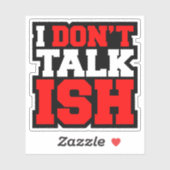 私は話さない シール (シート)