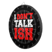 私は話さない ダーツボード (正面右)