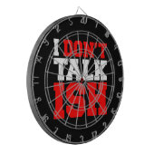 私は話さない ダーツボード (正面左)