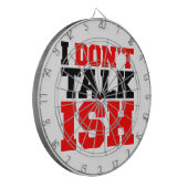 私は話さない ダーツボード (正面左)