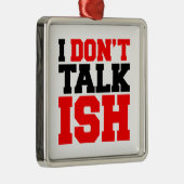 私は話さない メタルオーナメント (右)