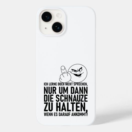 私は話さない Case-Mate iPhoneケース (裏面)