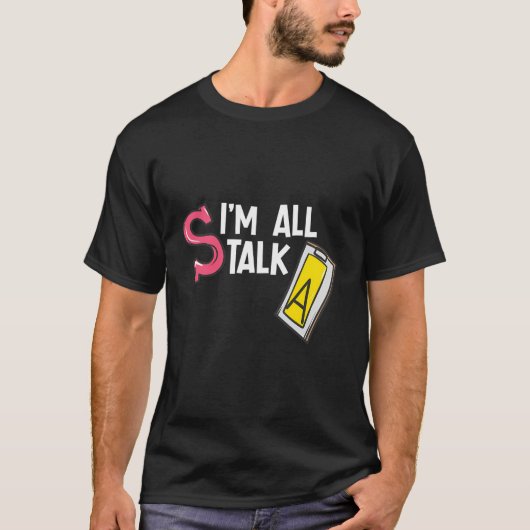 私は話し合いばかりしている Tシャツ (正面)