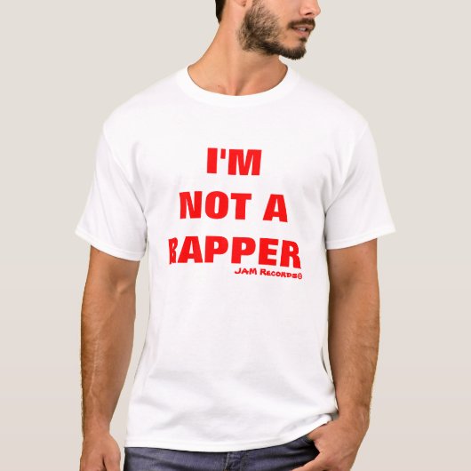 私は話し手ではないです Tシャツ (正面)