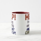 私は話すことを止めることができません マグカップ (中央)