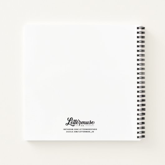 私は詳細指向の完璧主義ノートブック8.5です。 ノートブック (裏面)