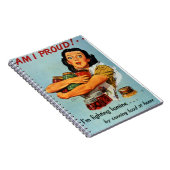 "私は誇りを持ったな" 40年代のノートあります ノートブック (右側)