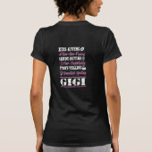 私は誇りを持ったなGIGIです! Tシャツ (裏面)