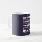 私は誇りを持ったなMAMAWです! コーヒーマグカップ (正面左)