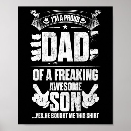 私は誇りを持ったパパだ素晴らし ポスター (正面)