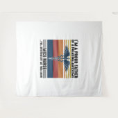 私は誇りを持った不謹慎なミッ素晴らしクの父 タペストリー (正面(横))