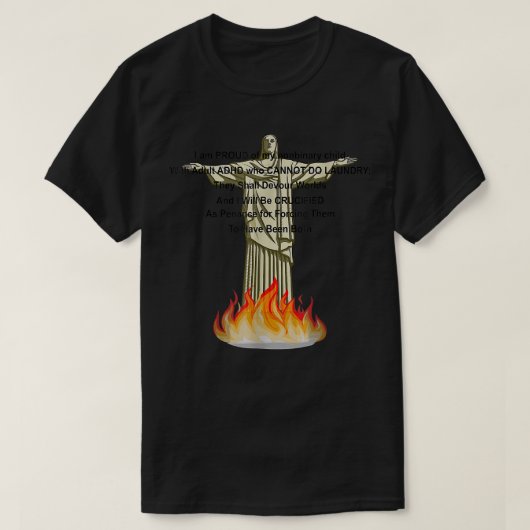 私は誇りを持った大人のAdhdを持つ非二年生の子供だ Tシャツ (デザイン正面)