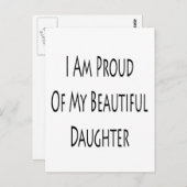 私は誇りを持った美しい娘です ポストカード (正面/裏面)