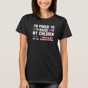 私は誇りを持ったChidren 0自由主義の7月4日 Tシャツ
