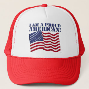私は誇り高いアメリカ人です キャップ