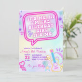 私は誕生日ガールで私の時代の誕生日 招待状 (スタンド正面)