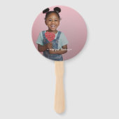 私は誕生日ガール、フォトハンドファン ハンドファン (正面)