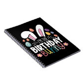 私は誕生日バニー・イースター家族のマッチング ノートブック (右側)