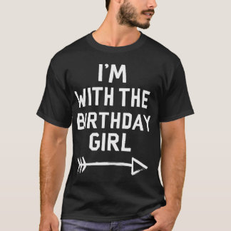 私は誕生日女の子のお祝いパーティーおもしろい Tシャツ