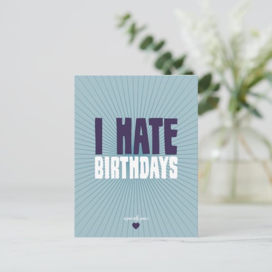 私は誕生日 ポストカード (スタンド正面)